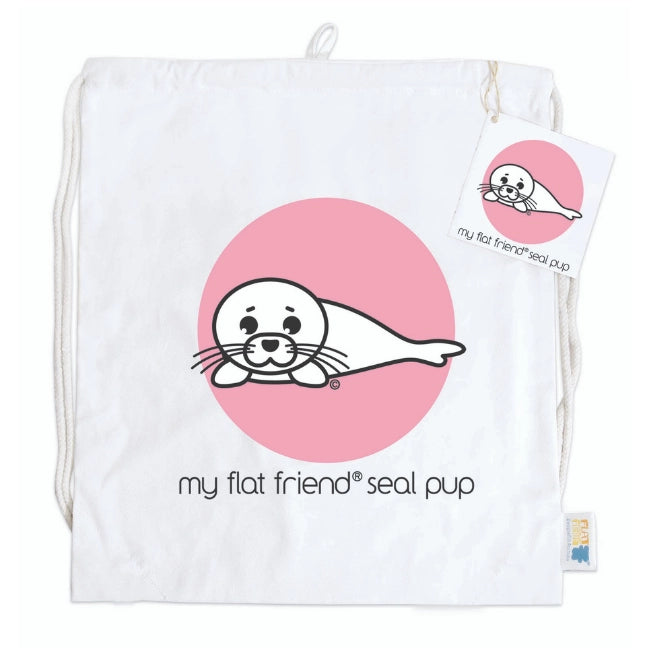 Seal Pup Draw String Cotton Bag