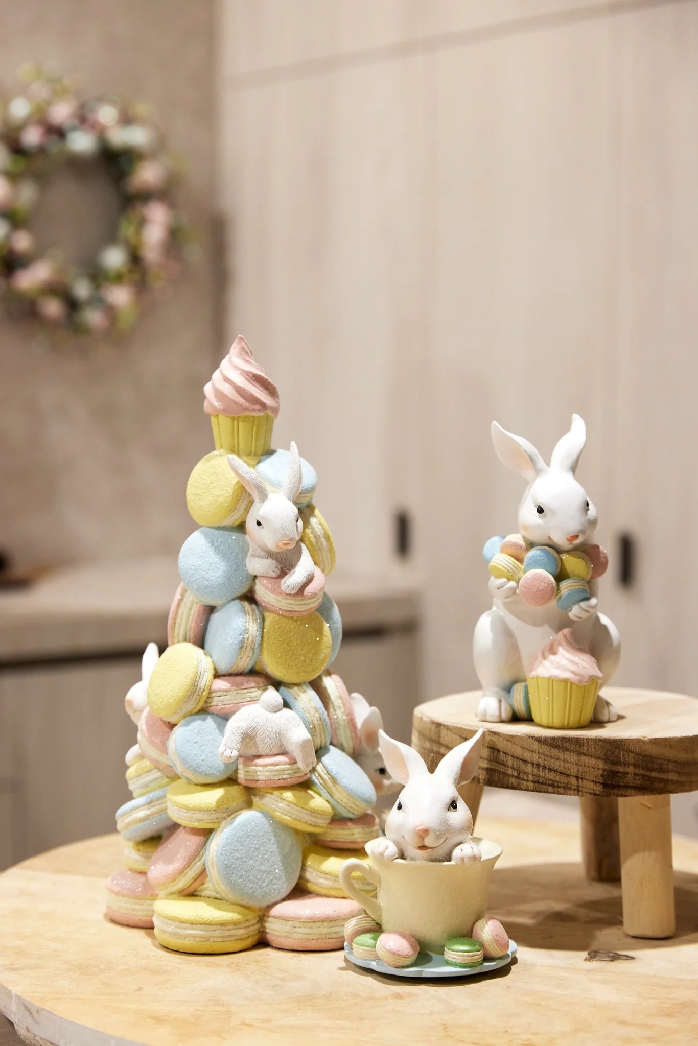 Easter Bunny Macaroon Tree 36 cm