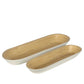 Blana Small Bamboo Platter White