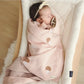 100% Cotton Baby Blanket - Mushroom Pink