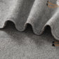 100% Cotton Baby Blanket - Deer Grey