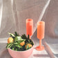 Seff Silicone Unbreakable Champagne Flutes Terra & Peach