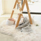 100% Cotton Baby Blanket - Heart Grey