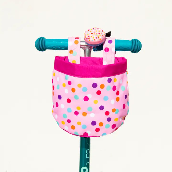 Confetti Canvas Bike & Scooter Basket