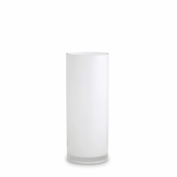 Opal Pillar Vase White Large