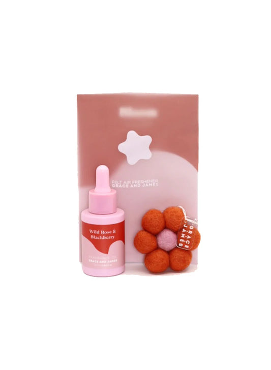 WILD ROSE & BLACKBERRY - FELT AIR FRESHENER