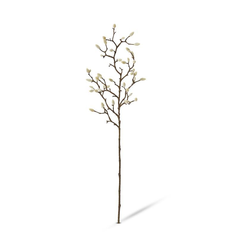 Magnolia Bud Branch Cream/Brown 24x10x76cm