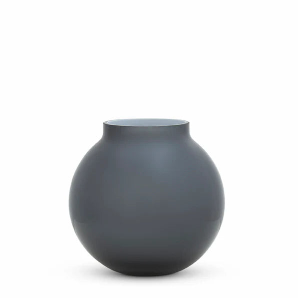 Opal Ball Vase Ash Medium