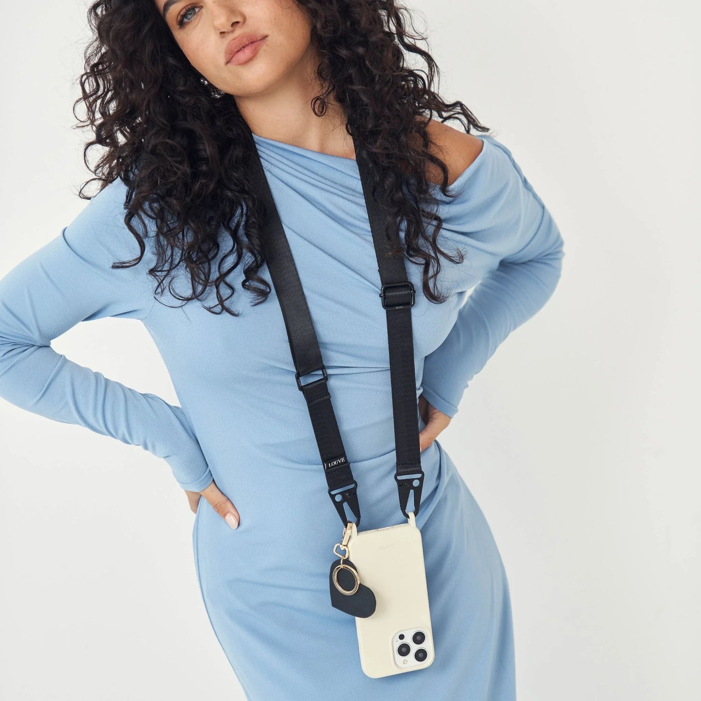 Black Leather Heart Key CXhain