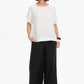 Ladder Raglan Sleeve Top - White